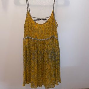 Free people boho yellow dress